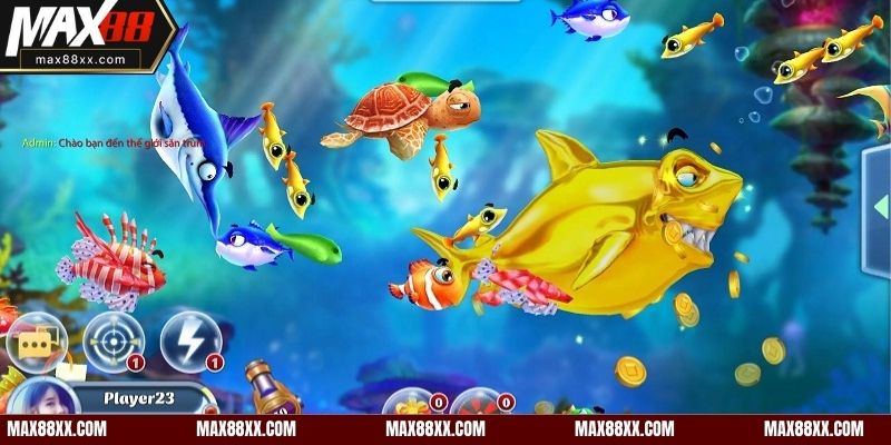 Bắn cá tiểu tiên cá - game hấp dẫn nên trải nghiệm tại MAX88 