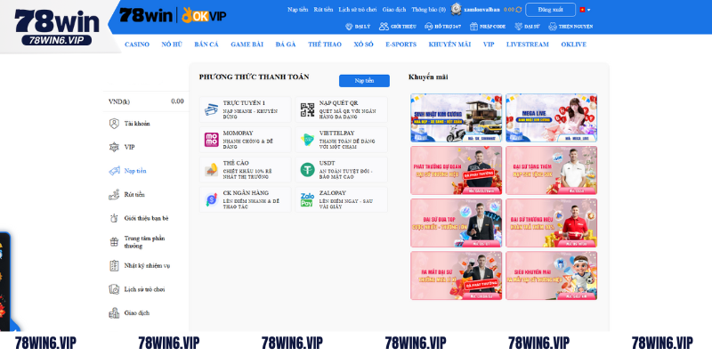 Các Phương Thức Nạp Tiền MAX88 Phổ Biến Nhất Hiện Nay