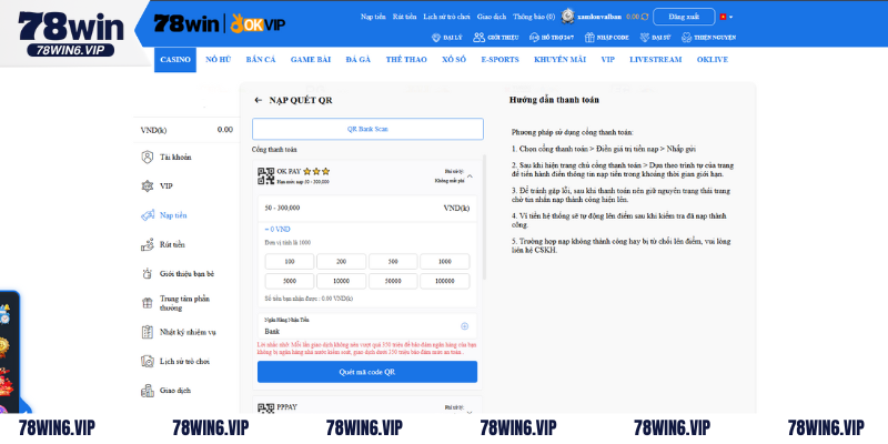 Hướng Dẫn Nạp Tiền MAX88 Cho Người Mới Bắt Đầu