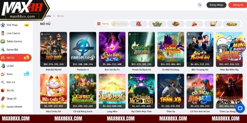 MAX88 – Mảnh đất vàng cho tín đồ kèo cá cược trực tuyến