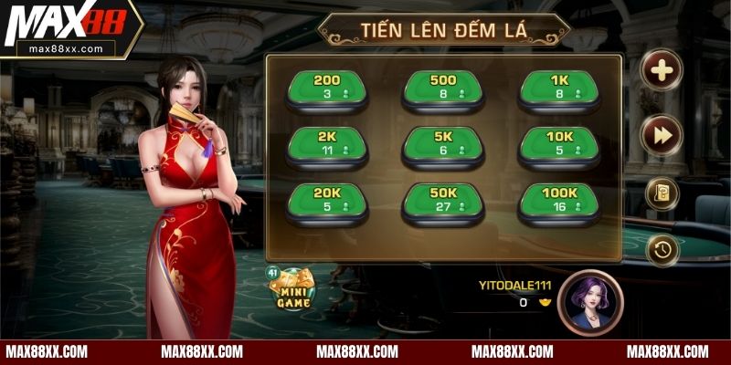 Mẹo chơi Tiến lên đếm lá dễ thắng tại MAX88