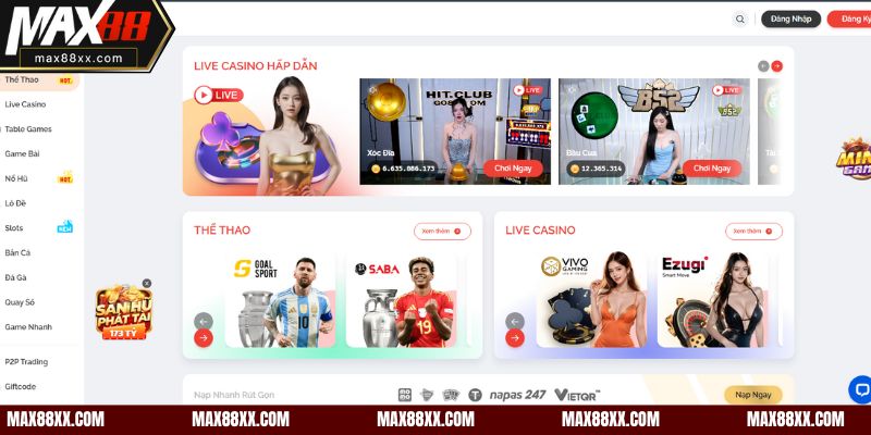 Tính Năng Đặc Biệt Trên Ứng Dụng MAX88 Khiến Người Chơi Yêu Thích